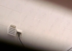 Captured my girl bff's cameltoe slit on the toilet